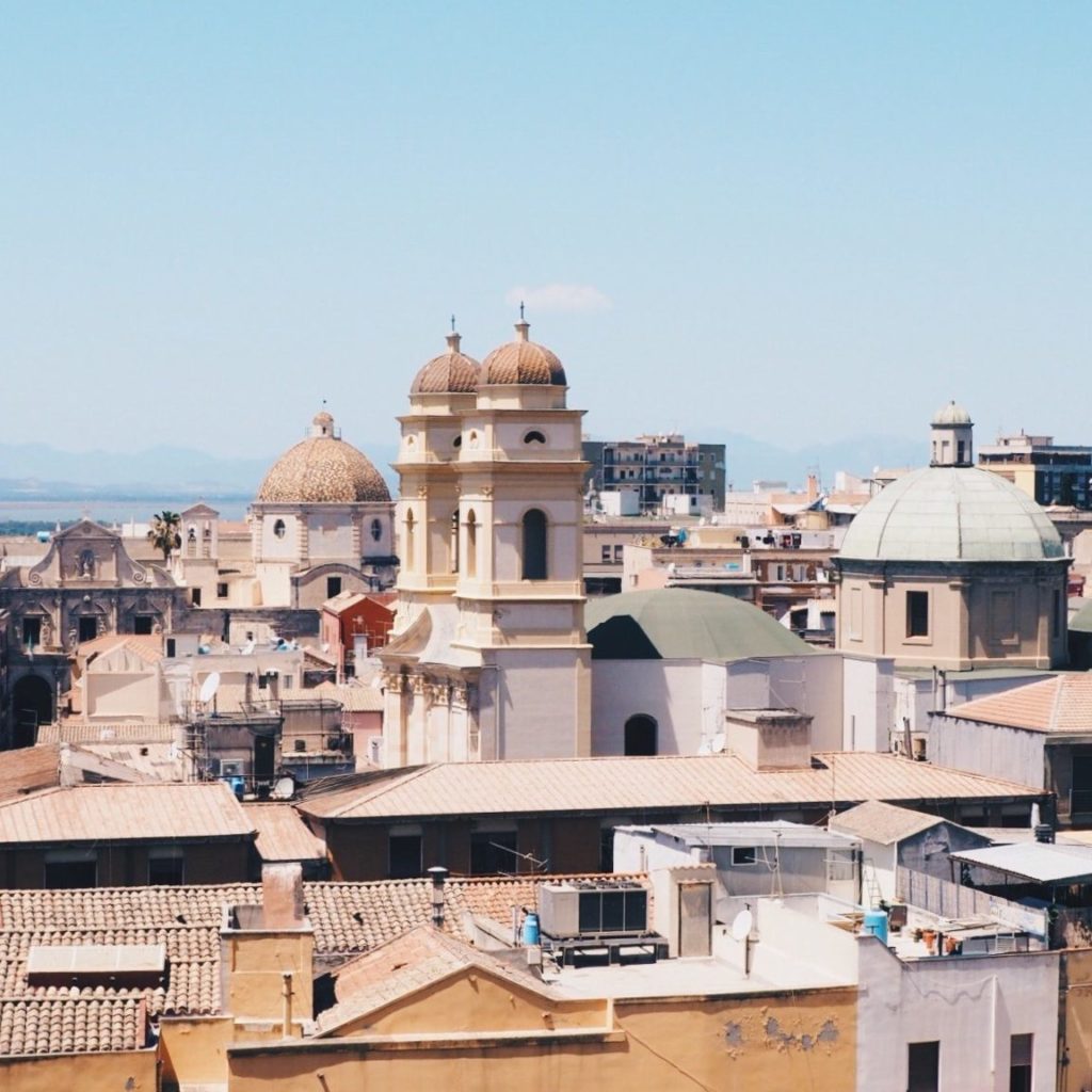 Vista de Cagliari, Cerdeña