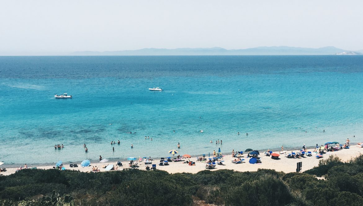 Playa de Cerdeña sureste