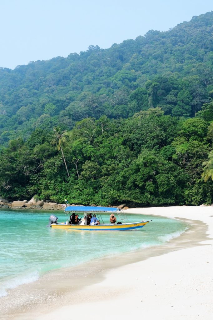 Water taxi en Turtle Beach (Islas Perhentian)