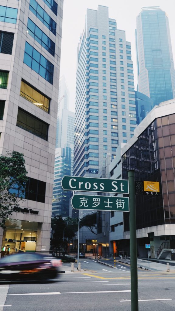 Barrio financiero de Singapur