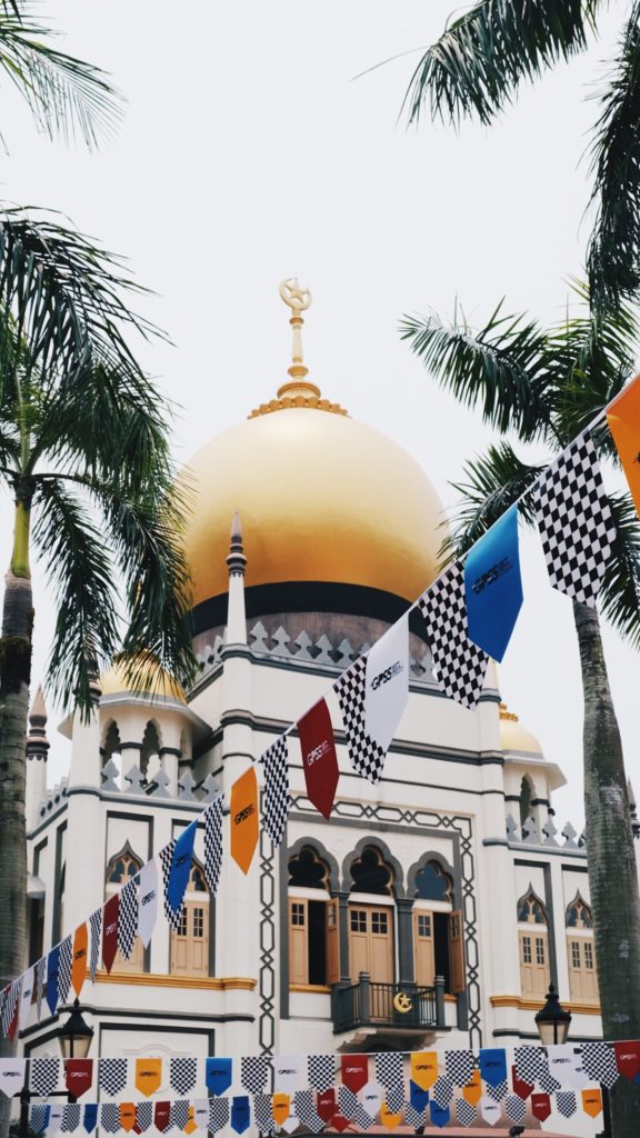 Cúpula de la mezquita en Singapur