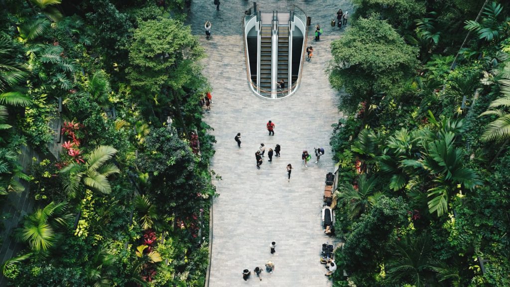Terminal Jewel en el aeropuerto Changi de Singapur